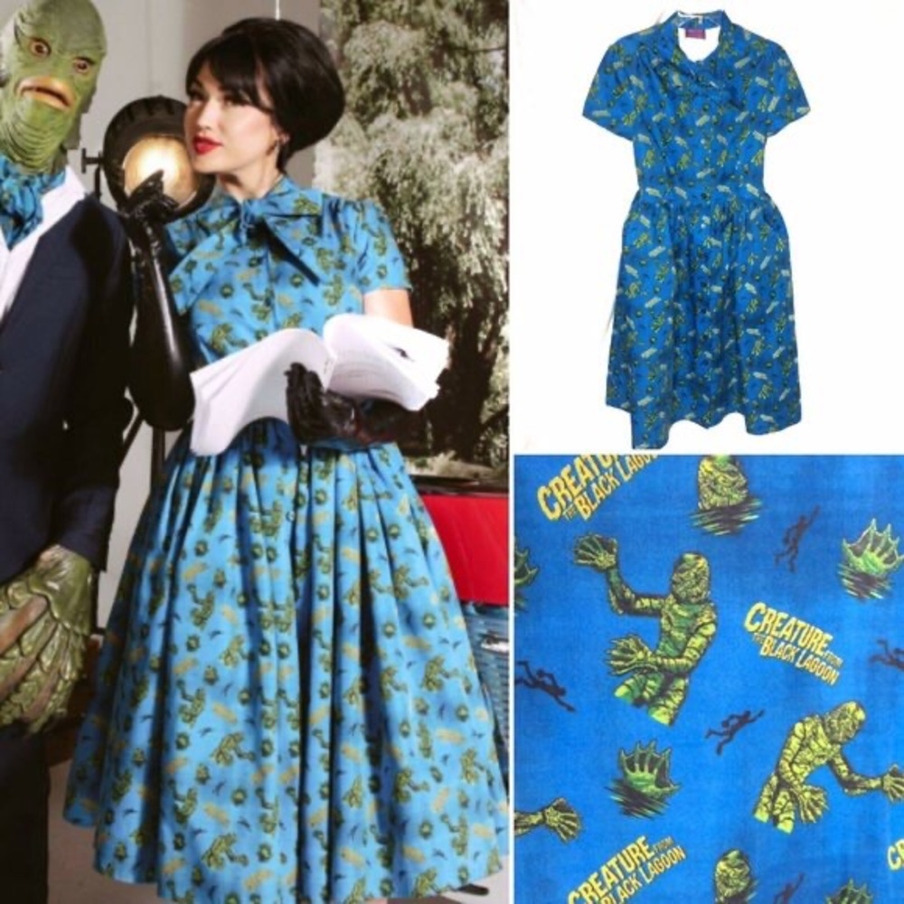 Unique Vintage Universal Studios Monster Dress